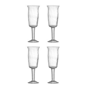 Bloomingville - Asha vinglas, klart, återvunnet glas