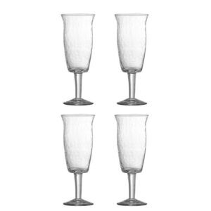 Bloomingville - Asha vinglas, klart, återvunnet glas