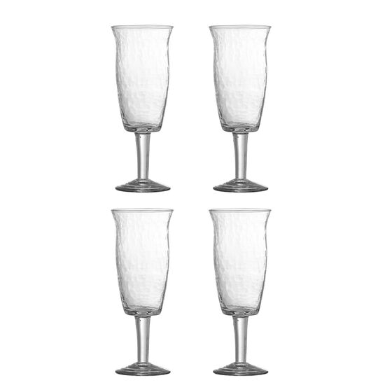 Bloomingville - Asha vinglas, klart, återvunnet glas
