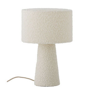 Bloomingville - Emmie Bordlampa, Vit, Polyester