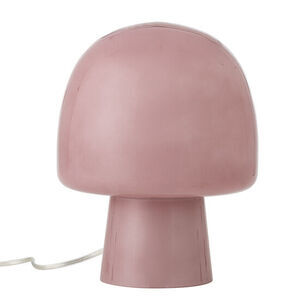 Bloomingville - Paddy bordslampa, rosa, glas