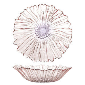 Bloomingville - Mariko Skål, Rosa, Glas