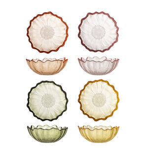 Bloomingville - Kana Skål, Flerfärgad, Glas