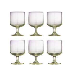 Bloomingville - Luciana Dricksglas, Lila, Glas