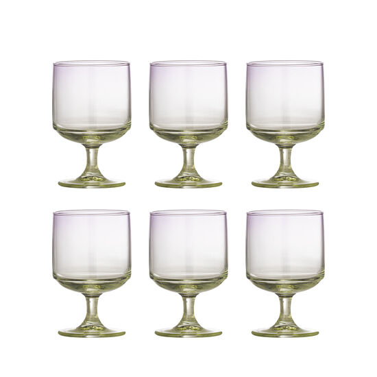 Bloomingville - Luciana Dricksglas, Lila, Glas