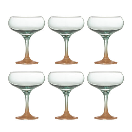 Bloomingville - Signe Cocktailglas, Flerfärgat, Glas
