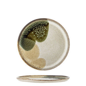 Bloomingville - Jules Tallrik, Grön, Stengods