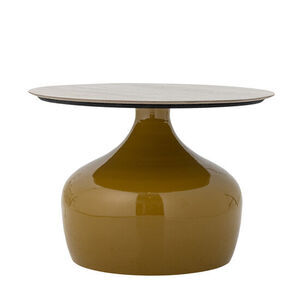 Creative Collection - Lecco soffbord, gult, metall
