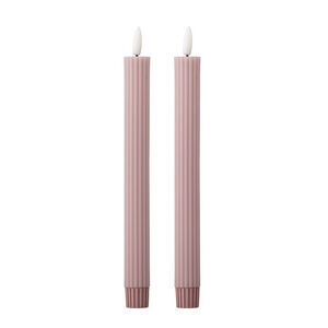 Bloomingville - Ponza LED-lampa, rosa, paraffin