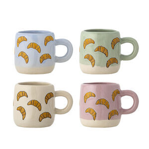 Bloomingville - Millie-mugg, flerpack, flerfärgad, stengods