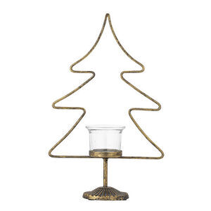 Bloomingville - Miki värmeljushållare, guld, metall