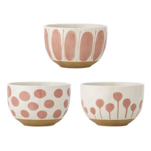 Creative Collection - Linora Skål, Rosa, Stengods