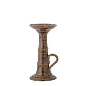 Creative Collection - Rigby Ljusstake, Brun, Stengods