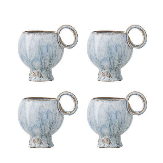 Bloomingville - Avonlea-mugg, blå, stengods