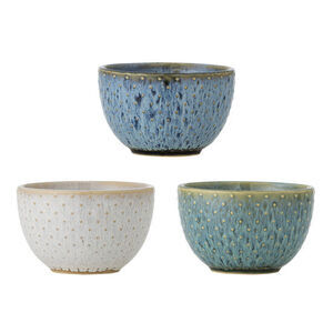 Creative Collection - Harriet Skål, Blå, Stengods