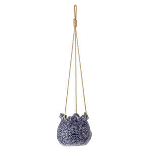 Creative Collection - Lottie Hängande Örtkruka, Blå, Stengods