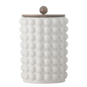 Creative Collection - Madge Burk med lock, Vit, Stengods