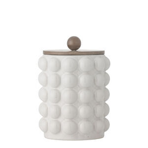 Creative Collection - Madge Burk med lock, Vit, Stengods