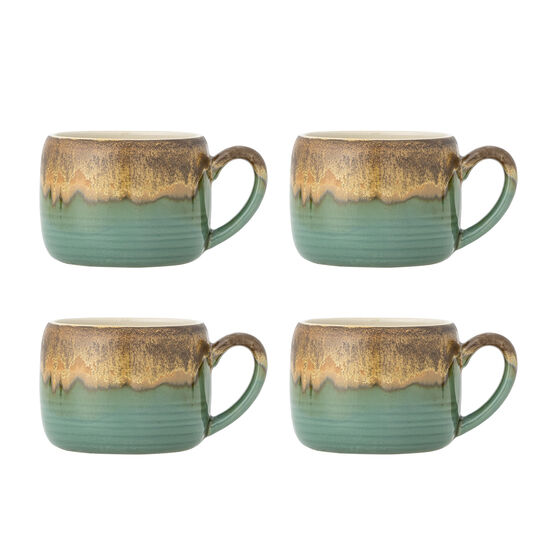 Bloomingville - Sheen-mugg, Grön, Stengods