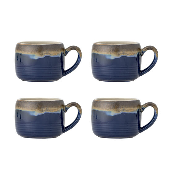 Bloomingville - Sheen-mugg, blå, stengods