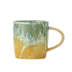 Bloomingville - Milani Mugg, Grön, Stengods