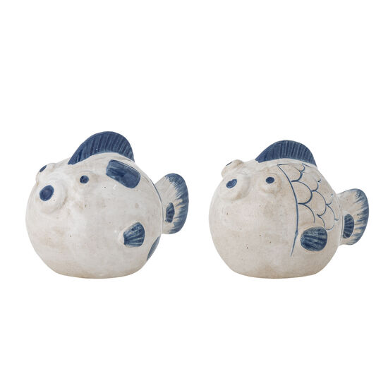 Bloomingville - Fugu Salt- och Pepparset, Blå, Stengods