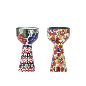 Creative Collection - Blomsteräggkopp, Röd, Stengods