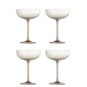 Bloomingville - Aston Cocktailglas, Brons, Glas