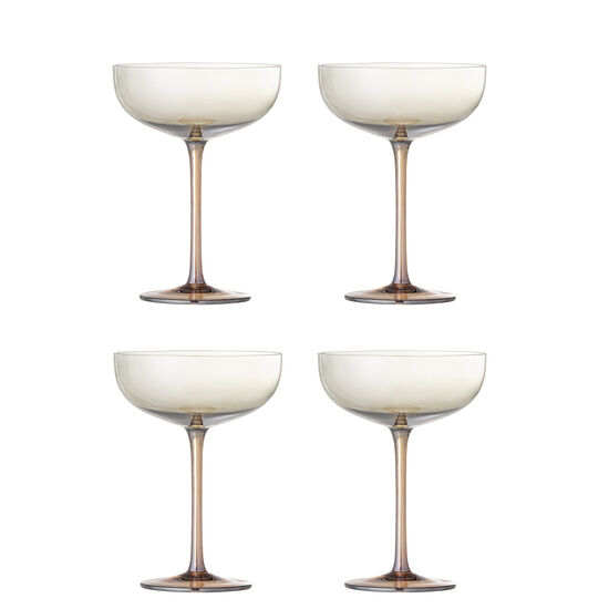 Bloomingville - Aston Cocktailglas, Brons, Glas