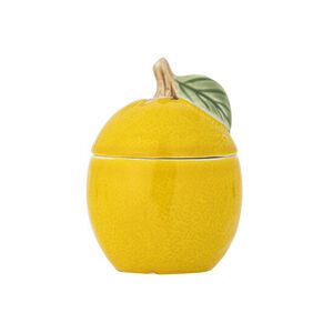 Creative Collection - Limoneburk med lock, Gul, Stengods