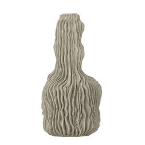 Bloomingville - Briar ljusstake, grå, polyresin