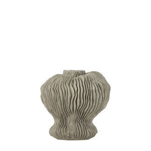 Bloomingville - Briar ljusstake, grå, polyresin