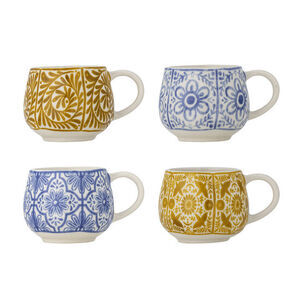 Creative Collection - Milton Espressokopp, Blå, Stengods