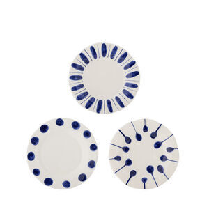 Creative Collection - Linora Tallrik, Blå, Stengods