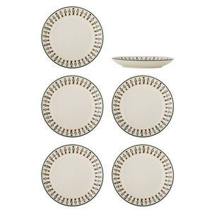 Bloomingville - Jolly Tallrik, Multipack, Grön, Stengods