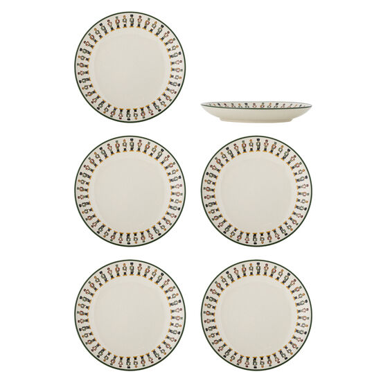 Bloomingville - Jolly Tallrik, Multipack, Grön, Stengods