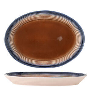 Bloomingville - Tatum serveringsfat, flerfärgad, stengods