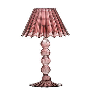 Bloomingville - Cisco Värmeljushållare, Röd, Glas