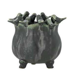 Creative Collection - Charlize kruköverdrag, grönt, stengods