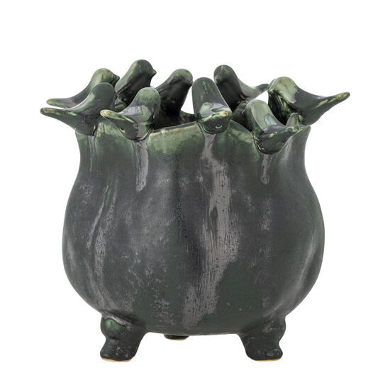 Creative Collection - Charlize kruköverdrag, grönt, stengods