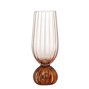 Bloomingville - Taurin Champagneglas, Rosa, Glas