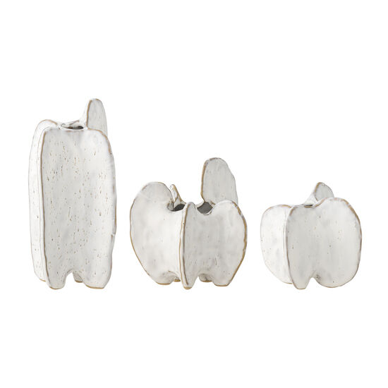 Bloomingville - Jayce Vas, Vit, Stengods