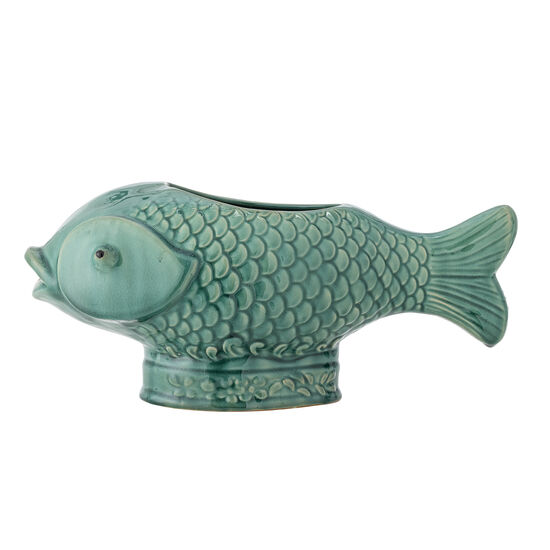 Creative Collection - Hiro Blomkrukasskydd, Grönt, Stengods