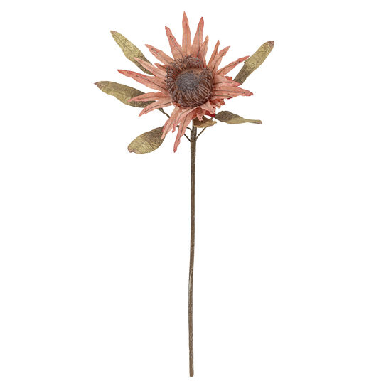 Bloomingville - Protea-stjälk, rosa, konstgjorda blommor