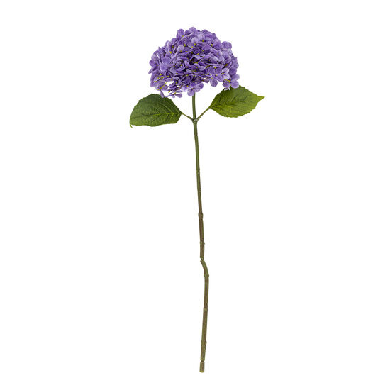 Bloomingville - Hortensia stjälk, lila, konstgjorda blommor