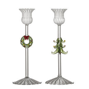 Bloomingville - Branton ljusstake, klar, glas