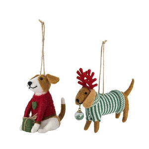 Bloomingville - Monty Ornament, Flerfärgad, Ull