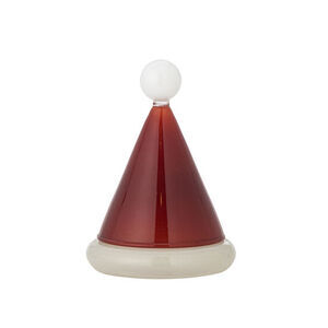 Bloomingville - Patrice tandpetarhållare, röd, glas