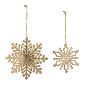 Bloomingville - Kanja-prydnad, guld, metall