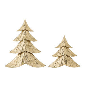 Bloomingville - Kaiam Dekorativ Träd, Guld, Metall